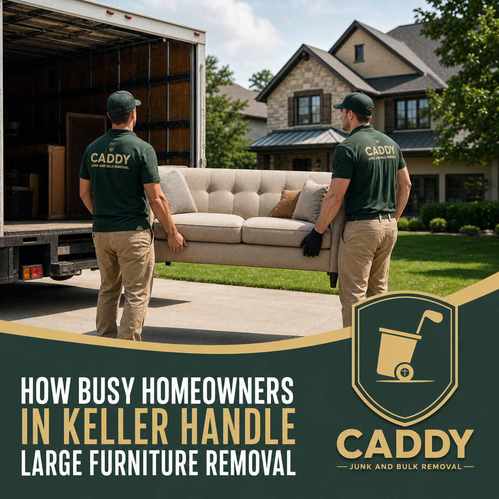 How Busy Homeowners in Keller Handle Large Furniture Removal