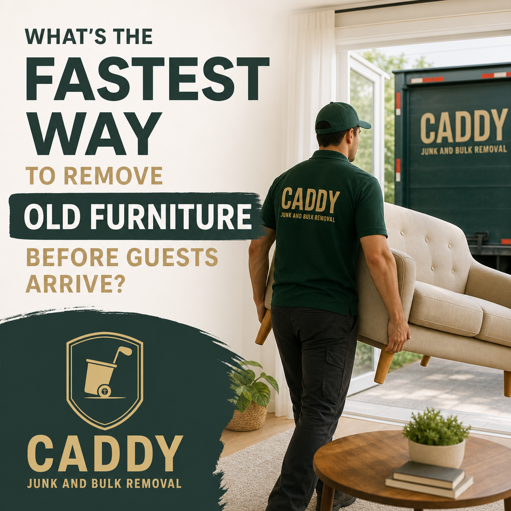 What’s the Fastest Way to Remove Old Furniture Before Guests Arrive?